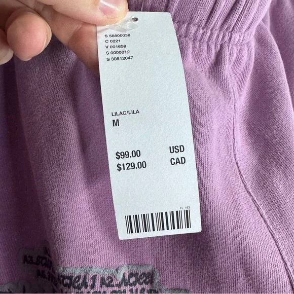 Urban Outfitters Lady Gaga Chromatica Lilac Sweatpants NWT Medium - Picture 4 of 7